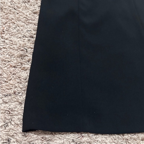 Vintage Cache Black Maxi Skirt Zipper Slit Women’s Size 0 Minimalist Y2K Chic - Picture 10 of 12
